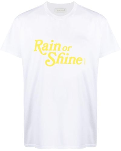 Mackintosh T-shirt Rain or Shine - Blanc