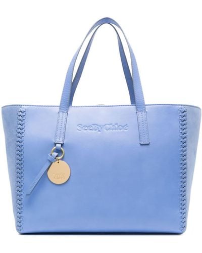 See By Chloé Tilda Leather Tote - Blue