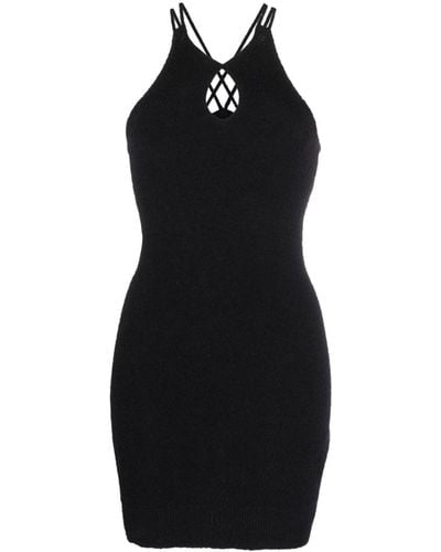 IRO Cotton Blend Short Dress - Black