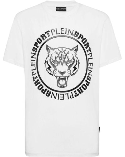 Philipp Plein Carbon Tiger Tシャツ - グレー
