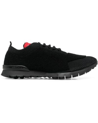 Kiton Sneakers Met Sokvlak - Zwart