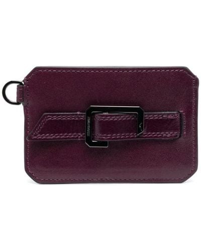 Zadig & Voltaire Le Cecilia Leather Card Holder - Purple