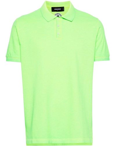 DSquared² Be Icon Tennis Polo Shirt - Green
