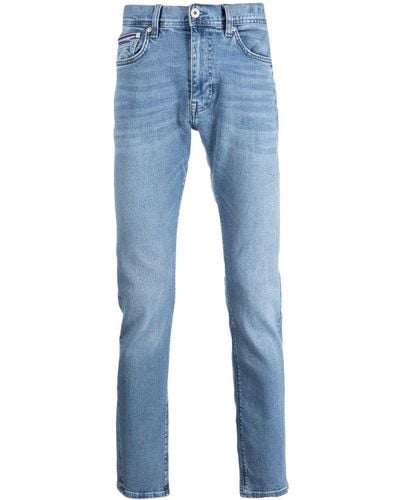 Tommy Hilfiger Slim-fit Jeans - Blauw