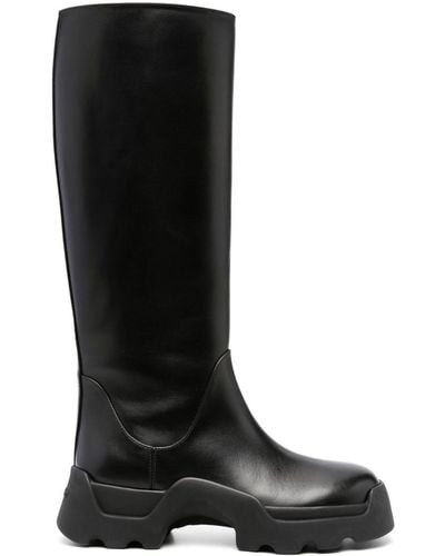 Proenza Schouler Leather Knee-high Boots - Black