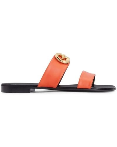 Giuseppe Zanotti Gregory Double-strap Sandals - Orange