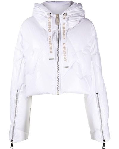 Khrisjoy Kris Iconic Puffer Jacket - White