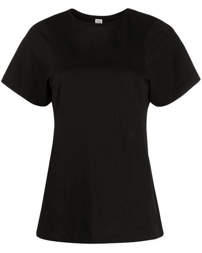 Totême Katoenen T-shirt - Zwart