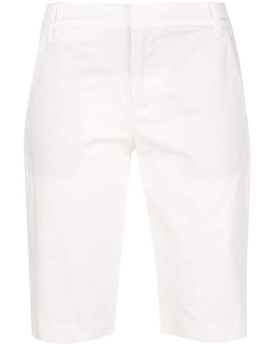 Vince Knee-length Side Pocket Chino Shorts - White