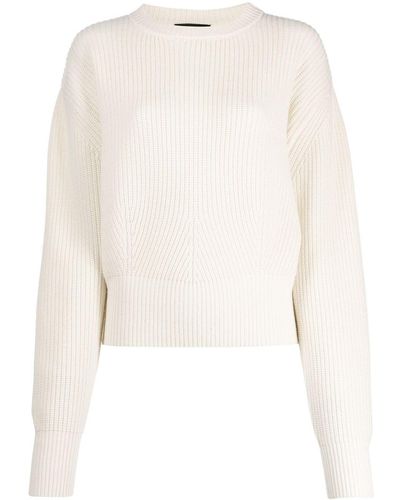 Cashmere In Love Pull Ivy oversize - Blanc