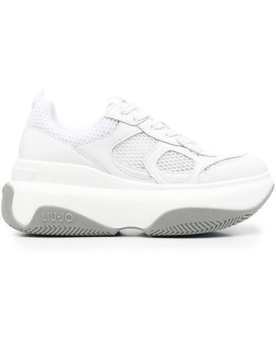 Liu Jo June 14 Lace-up Sneakers - White