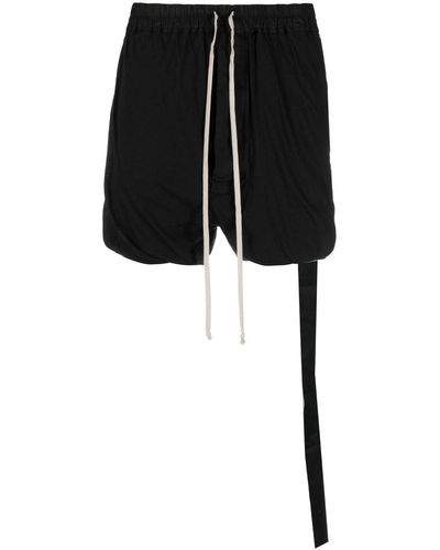 Rick Owens Segelshorts mit Zierband - Schwarz