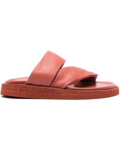 Officine Creative Inner Double-strap Leather Sandals - Pink