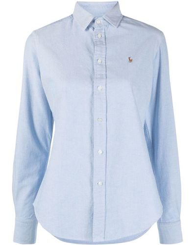 Polo Ralph Lauren Polo Pony Cotton Shirt - Blue