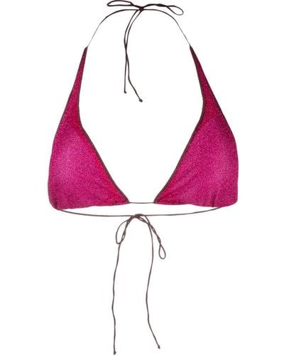 Sundek Halterneck Bikini Top - Pink