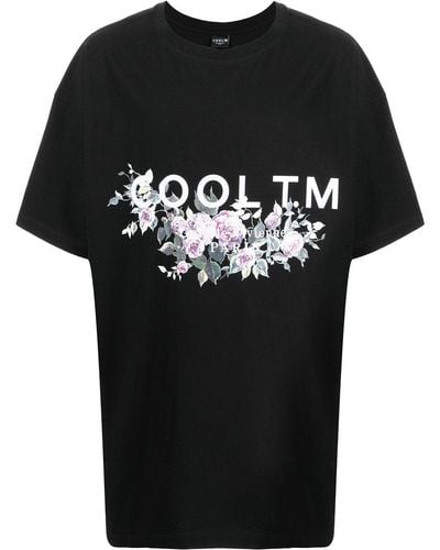 COOL T.M Logo-print Short-sleeved T-shirt - Black