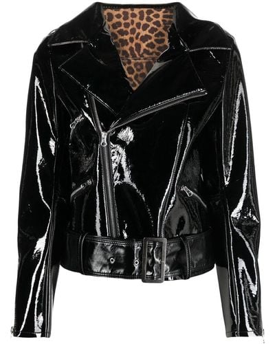 Philipp plein shop leather jacket womens