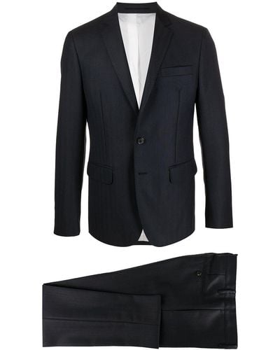 DSquared² Two-piece Chevron Wool Twill Suit - Blue