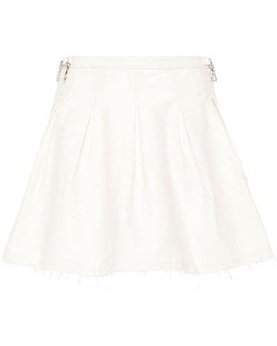 Our Legacy Object Pleated Mini Skirt - White