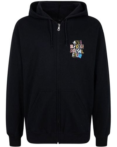 ANTI SOCIAL SOCIAL CLUB Torn Pages Of Our Story Hoodie - Blue