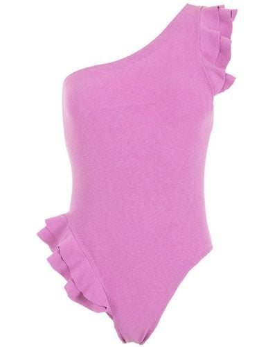Clube Bossa Koss One-shoulder Swimsuit - Pink