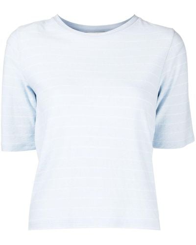 Vince Striped Short-sleeve T-shirt - Blue