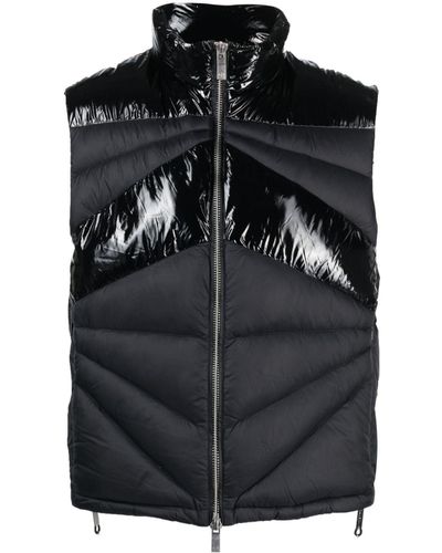 Armani Exchange Quilted Feather-down Gilet - Black