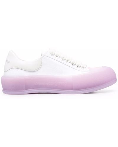 Alexander McQueen Contrasting-sole Sneakers - Pink