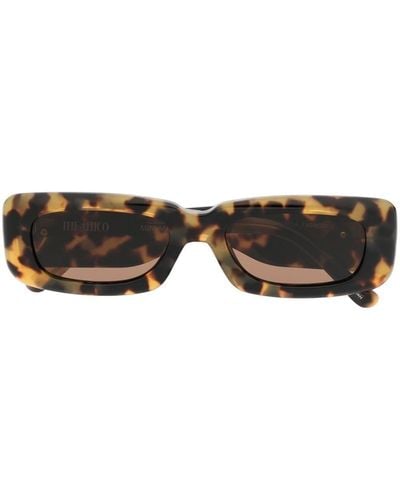 Linda Farrow X The Attico Marfa Tortoiseshell-effect Sunglasses - Brown