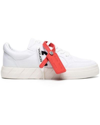 Off-White c/o Virgil Abloh バルカナイズ ローカット スニーカー - ホワイト