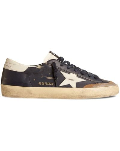 Golden Goose Super-star Leren Sneakers - Zwart