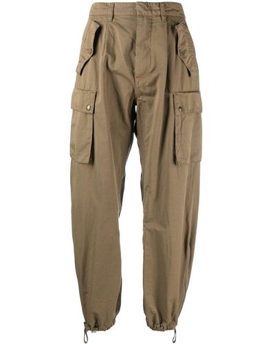 Ralph Lauren Collection Charlee Multi-pocket Cargo Trousers - Natural