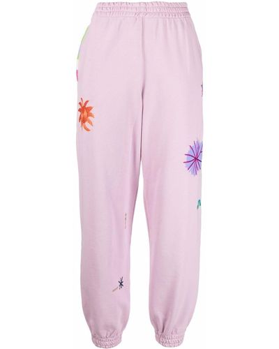 McQ Patchwork Tracksuit Bottoms - Pink
