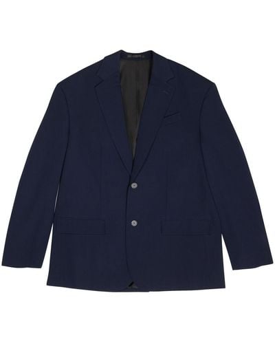 Balenciaga オーバーサイズ ジャケット - ブルー