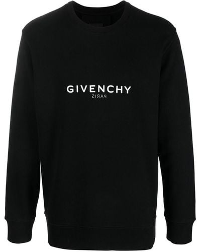 Givenchy Sweatshirt mit Logo-Print - Schwarz
