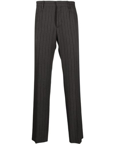 Moschino Stripe-pattern Tailored Trousers - Grey