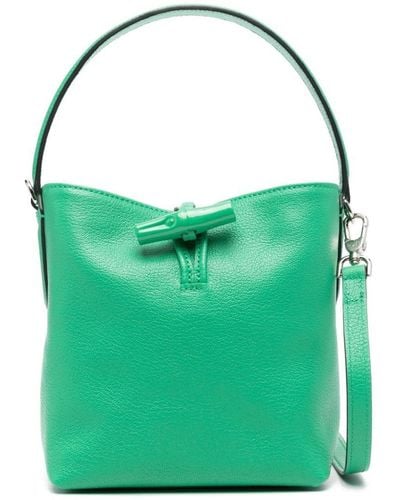 Longchamp Roseau Xs Tote Bag - Green