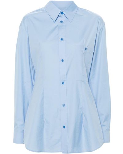 Marni Long-sleeve cotton shirt - Blau