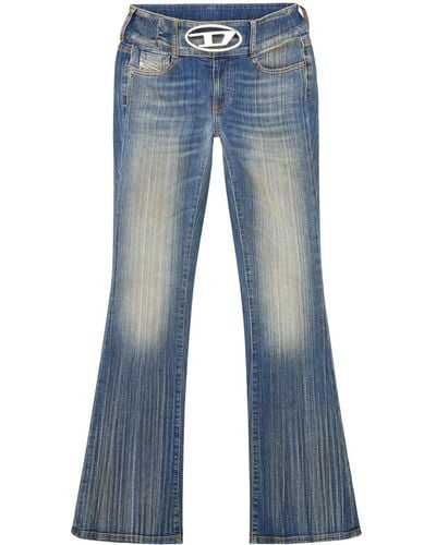 DIESEL D-Propol 0cbcx flared jeans - Blau