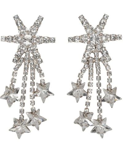 Jennifer Behr Rhiannon Crystal-embellished Earrings - White