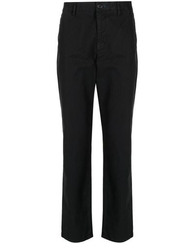 PS by Paul Smith Embroidered-logo Slim Chinos - Black