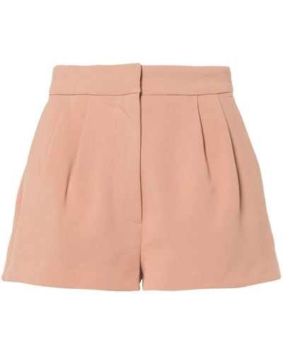 Elisabetta Franchi Short à patch logo - Neutre