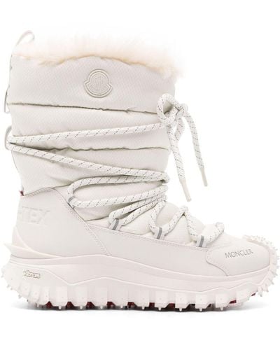 Moncler Trailgrip Après Snow Boots - White