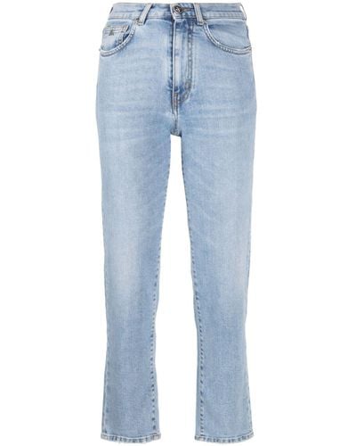 John Richmond Cropped Jeans - Blauw