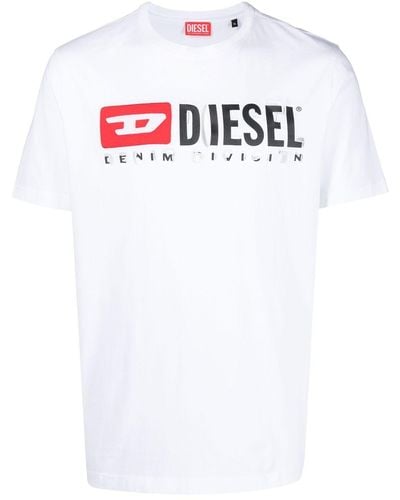 DIESEL T-shirt à logo imprimé - Blanc