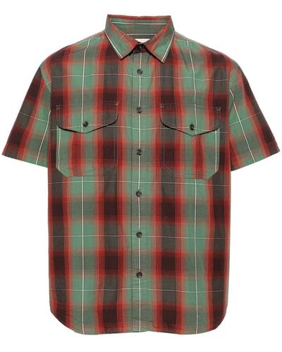 Filson Plaid-check Cotton Shirt - Green