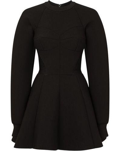 Dolce & Gabbana ドルチェ&ガッバーナ フィットウエスト ドレス - ブラック