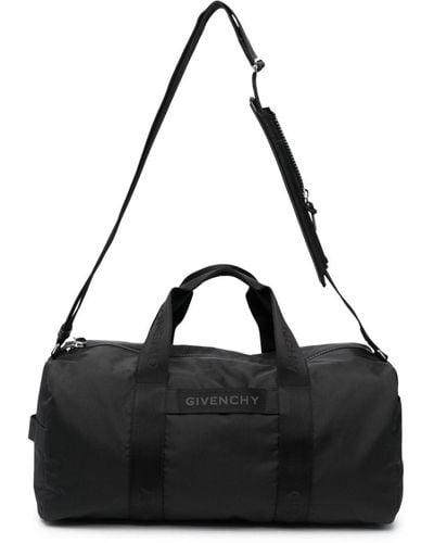 Givenchy Bolso de viaje con cremallera y logo - Negro