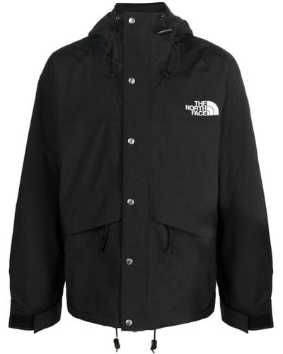 The North Face Logo-print Hooded Jacket - Black