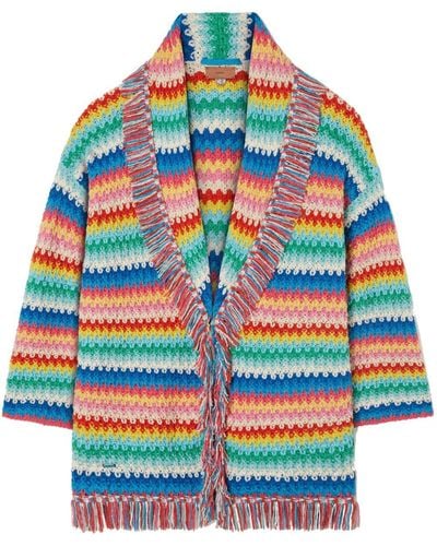 Alanui Over The Rainbow Cashmere Cardigan - Multicolor